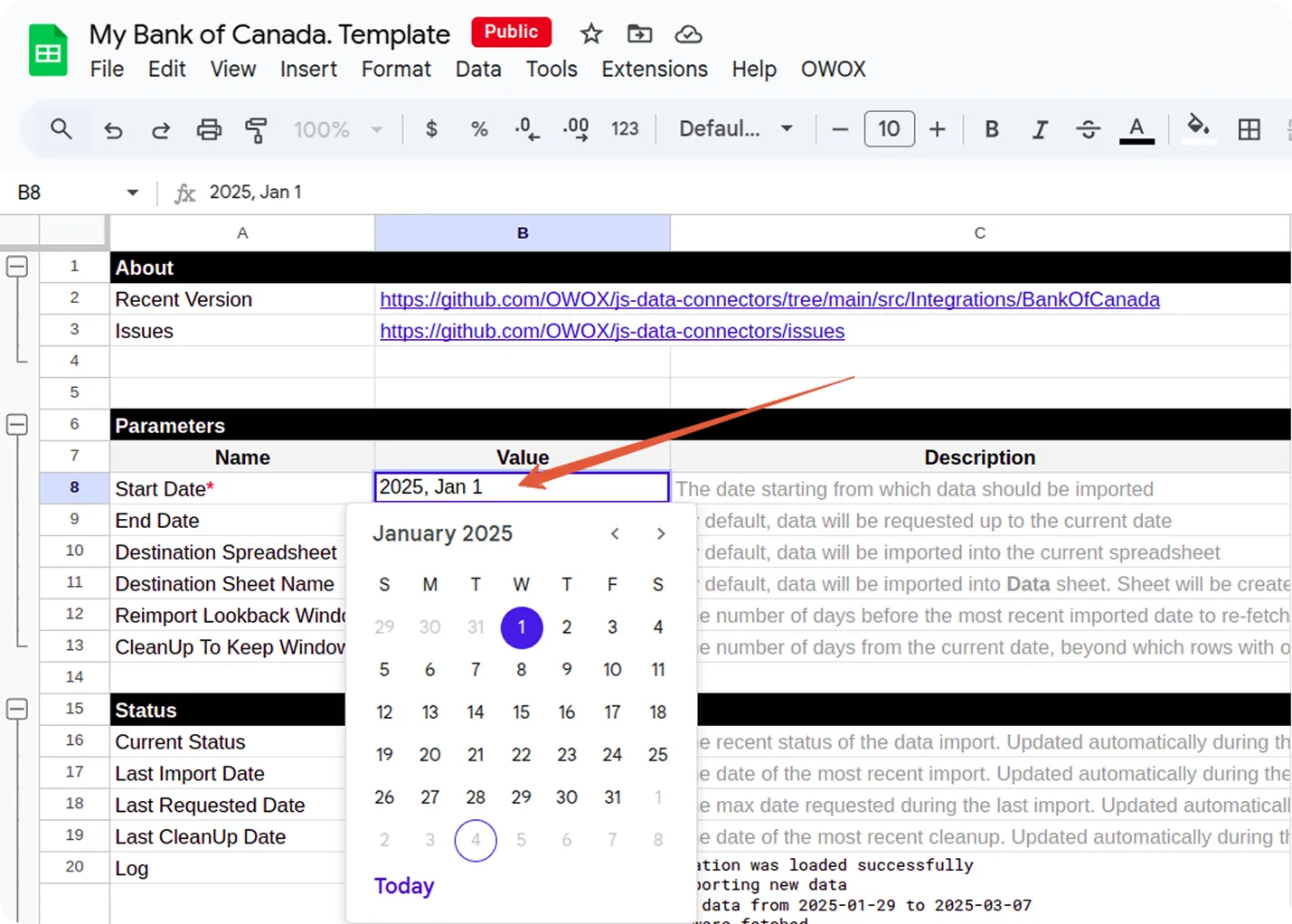 Bank of Canada Start Date