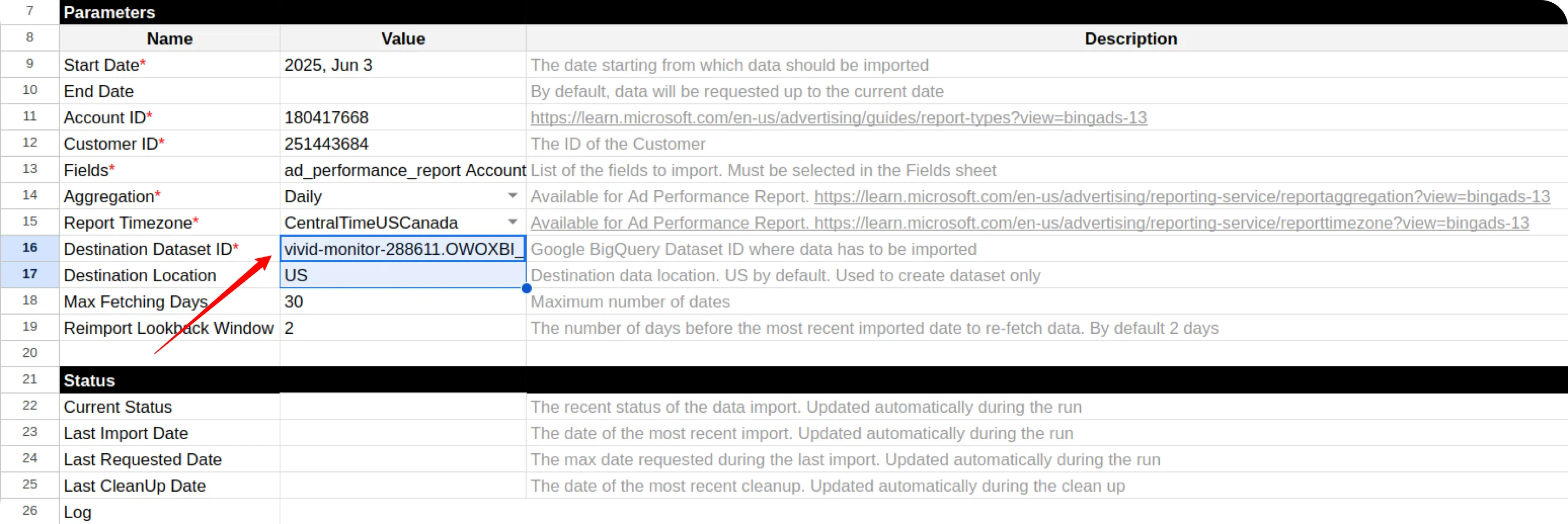 Bing Dataset