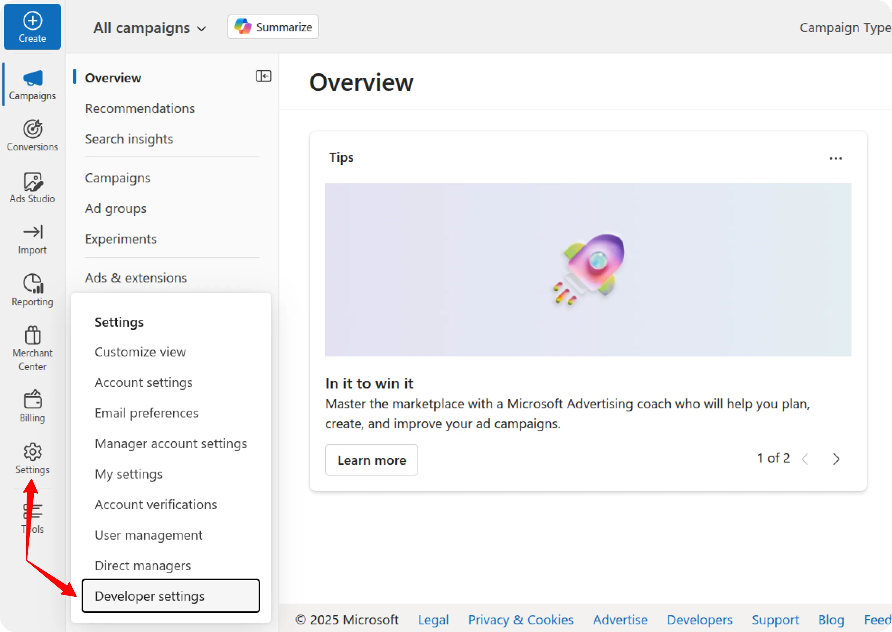 Bing Developer