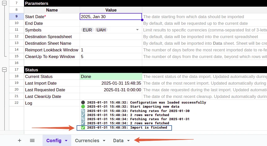 Open Exchange Rates Finished